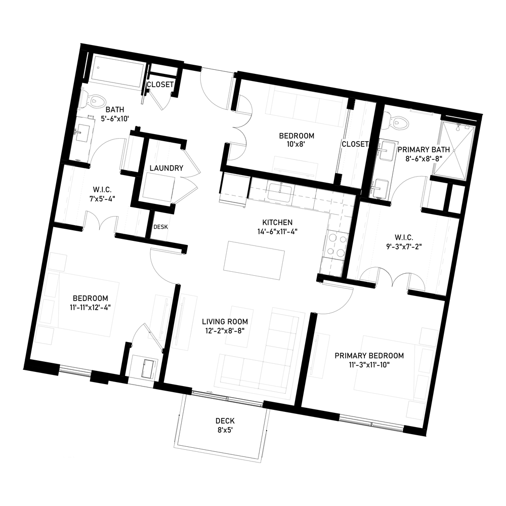 The Steel floor plan