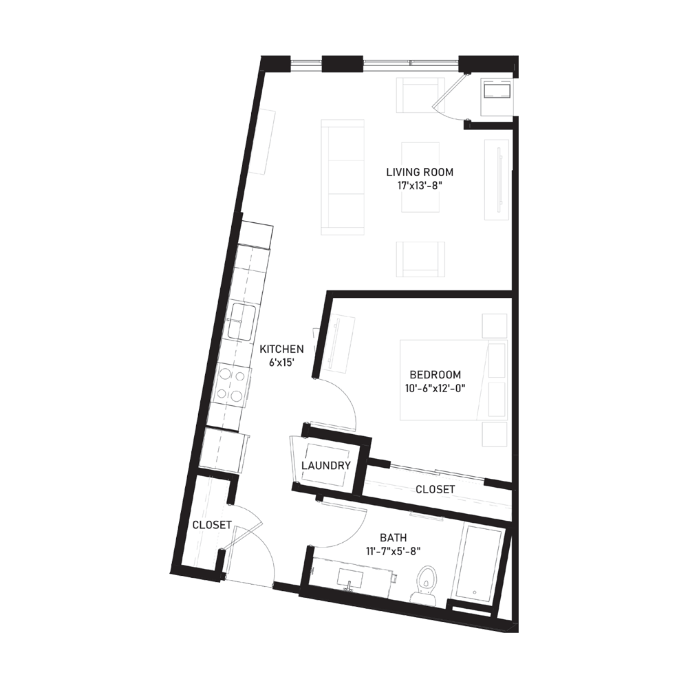 The Cerulean floor plan