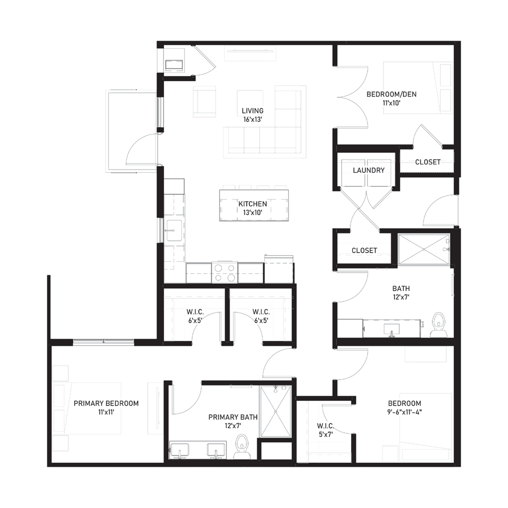 Floor Plans | The Harlan Apartments, Oakdale, MN