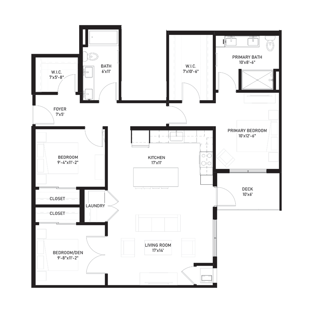 The Teal floor plan