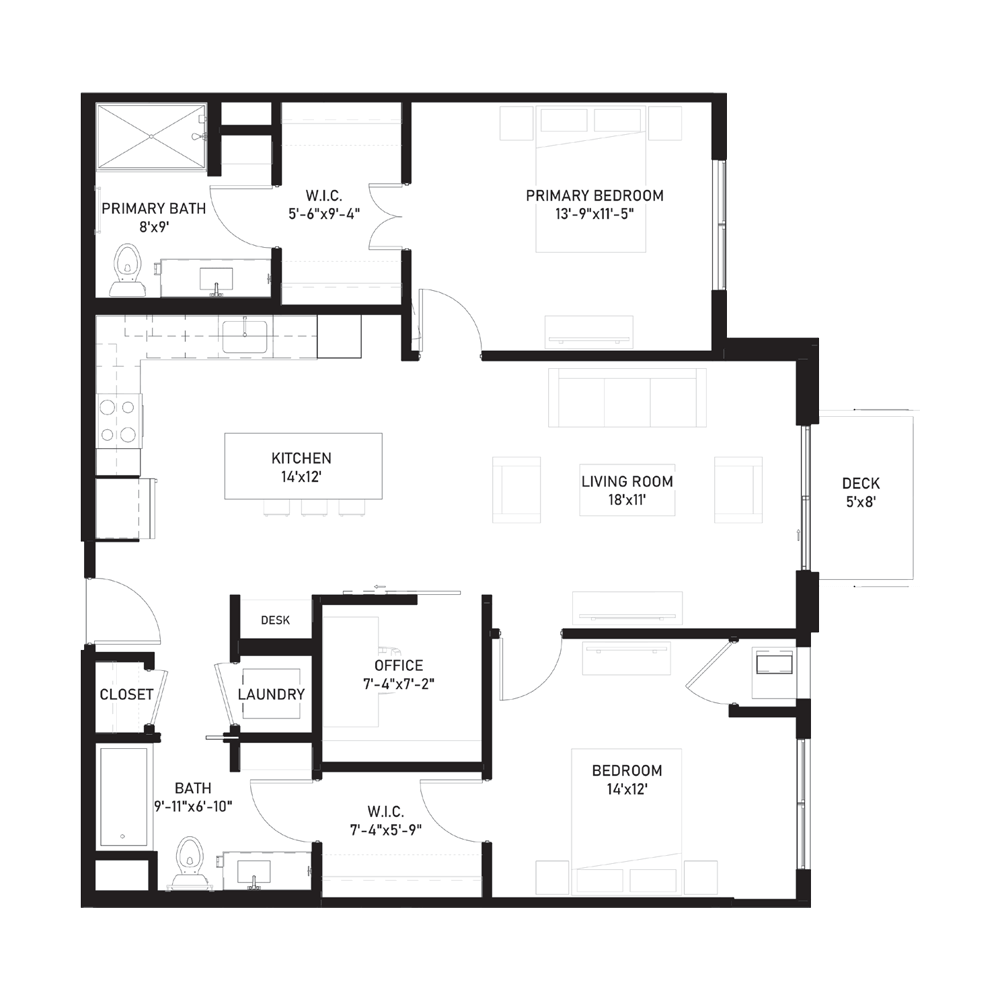 The Slate floor plan